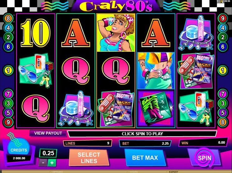 Официальный сайт Максбетслотс и аппараты «Crazy 80s»